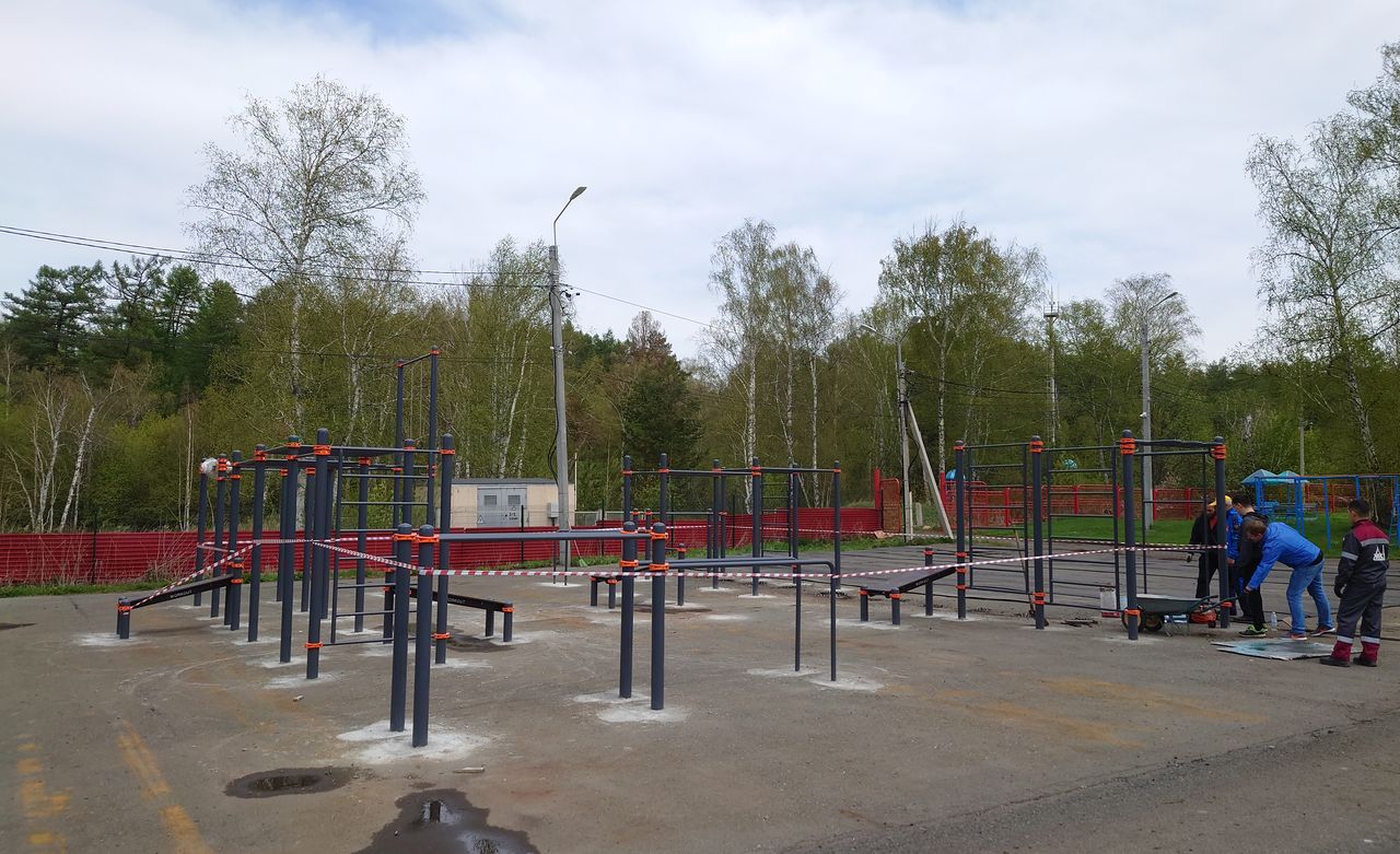 Учалинский ГОК построил в детском лагере еще две спортивные площадки